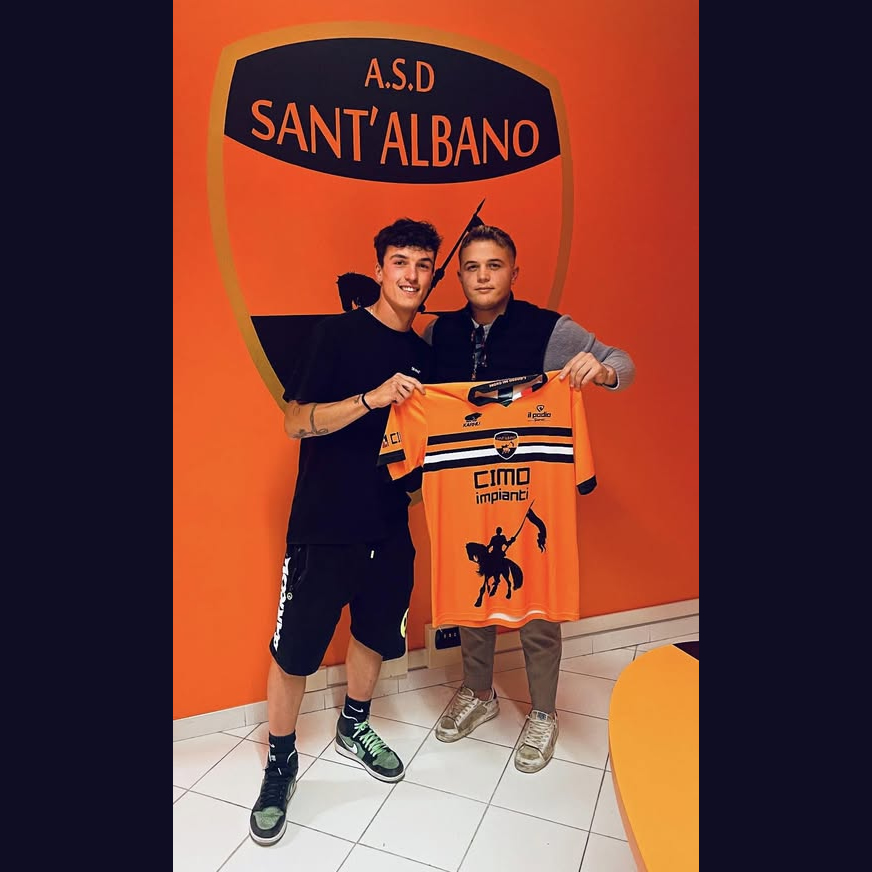 Matteo Bertoglio e il DS Francesco Parola
